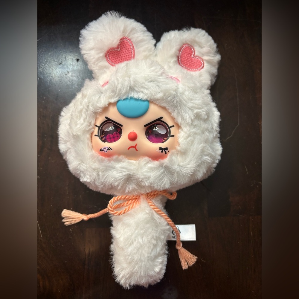 BB3 Baby Three Mirror Plush Pendant/Key Chain w/ SPECIAL EYES & Black Bow Tattoo